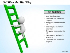 Business Strategy 3d Man On His Way Basic Concepts Business Strategy 3d Man On His Way Basic Concepts