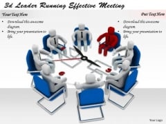 Business Strategy Concepts 3d Leader Running Effective Meeting Business Strategy Concepts 3d Leader Running Effective Meeting