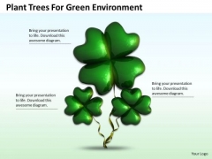 Business Strategy Concepts Plant Trees For Green Environment Images