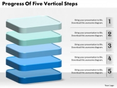 Business Strategy Concepts Progress Of Five Vertical Steps Strategic Planning Ppt Slide Business Strategy Concepts Progress Of Five Vertical Steps Strategic Planning Ppt Slide