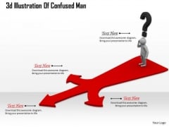 Business Strategy Consultant 3d Illustration Of Confused Man Adaptable Concepts Business Strategy Consultant 3d Illustration Of Confused Man Adaptable Concepts