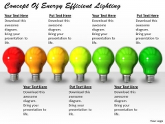 Business Strategy Consultant Concept Of Energy Efficient Lighting Images
