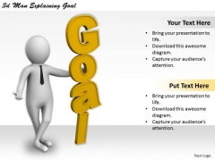 Business Strategy Consultants 3d Man Explaining Goal Concept Business Strategy Consultants 3d Man Explaining Goal Concept