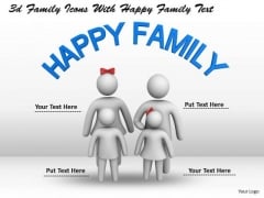 Business Strategy Consulting 3d Family Icons With Happy Text Concept Business Strategy Consulting 3d Family Icons With Happy Text Concept