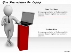 Business Strategy Consulting Give Presentation Laptop 3d Character Models Business Strategy Consulting Give Presentation Laptop 3d Character Models
