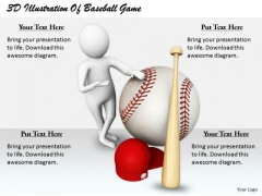 Business Strategy Development 3d Illustration Of Baseball Game Concept Statement Business Strategy Development 3d Illustration Of Baseball Game Concept Statement