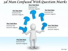 Business Strategy Examples 3d Man Confused With Question Marks Concepts Business Strategy Examples 3d Man Confused With Question Marks Concepts