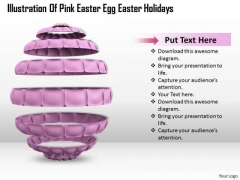 Business Strategy Illustration Of Pink Easter Egg Holidays Image Business Strategy Illustration Of Pink Easter Egg Holidays Image