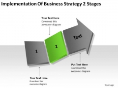 Business Strategy Innovation 2 Stages Ppt How To Do Plan PowerPoint Slides