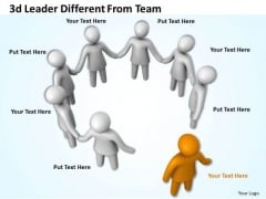 Business Strategy Innovation 3d Leader Different From Team Adaptable Concepts Business Strategy Innovation 3d Leader Different From Team Adaptable Concepts