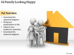 Business Strategy Model 3d Family Looking Happy Character Modeling Business Strategy Model 3d Family Looking Happy Character Modeling