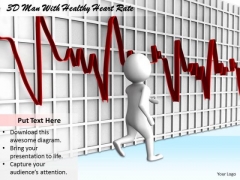 Business Strategy Model 3d Man With Healthy Heart Characters Business Strategy Model 3d Man With Healthy Heart Characters