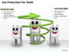 Business Strategy Model Use Protection For Teeth Icons