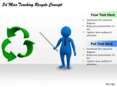 Business Strategy Plan 3d Man Teaching Recycle Concept Adaptable Concepts Business Strategy Plan 3d Man Teaching Recycle Concept Adaptable Concepts