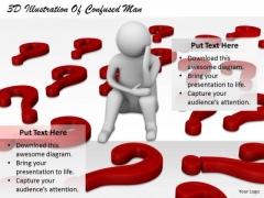 Business Strategy Plan Template 3d Illustration Of Confused Man Concept Business Strategy Plan Template 3d Illustration Of Confused Man Concept