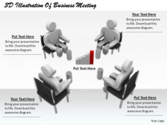Business Strategy Plan Template 3d Illustration Of Meeting Concept Business Strategy Plan Template 3d Illustration Of Meeting Concept