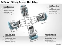 Business Strategy Plan Template 3d Team Sitting Across The Table Basic Concepts Business Strategy Plan Template 3d Team Sitting Across The Table Basic Concepts