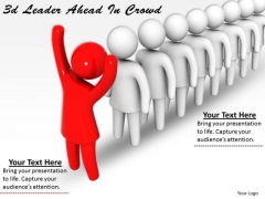 Business Strategy Planning 3d Leader Ahead Crowd Concepts Business Strategy Planning 3d Leader Ahead Crowd Concepts