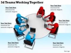 Business Strategy Review 3d Teams Working Together Character Modeling Business Strategy Review 3d Teams Working Together Character Modeling