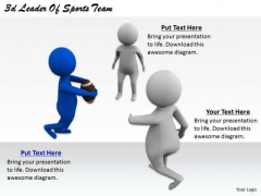 Business Unit Strategy 3d Leader Of Sports Team Character