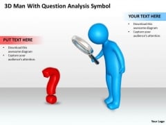Business Use Case Diagram 3d Man With Question Analysis Symbol PowerPoint Slides Business Use Case Diagram 3d Man With Question Analysis Symbol PowerPoint Slides