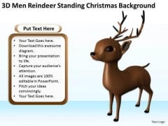 Business Use Case Diagram 3d Men Reindeer Standing Christmas Theme PowerPoint Templates Business Use Case Diagram 3d Men Reindeer Standing Christmas Theme PowerPoint Templates