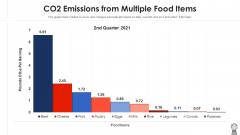CO2 Emissions From Multiple Food Items Sample PDF