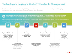 COVID 19 Mitigating Impact On High Tech Industry Technology Is Helping In COVID 19 Pandemic Management Demonstration PDF COVID 19 Mitigating Impact On High Tech Industry Technology Is Helping In COVID 19 Pandemic Management Demonstration PDF