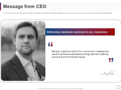 CSR Activities Company Reputation Management Message From CEO Ppt File Summary PDF CSR Activities Company Reputation Management Message From CEO Ppt File Summary PDF