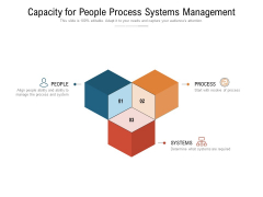 Capacity For People Process Systems Management Ppt PowerPoint Presentation Portfolio Example Introduction PDF