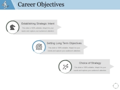 Career Objectives Ppt PowerPoint Presentation Infographics