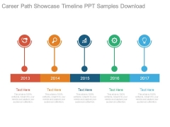 Career Path Showcase Timeline Ppt Samples Download Career Path Showcase Timeline Ppt Samples Download