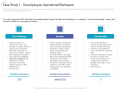 Case Study 1 Developing An Aspirational Workspace Themes PDF