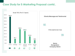 Case Study For E Marketing Proposal Contd Ppt PowerPoint Presentation Show Portfolio