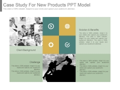 Case Study For New Products Ppt Model Case Study For New Products Ppt Model