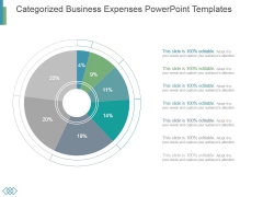 Categorized Business Expenses Powerpoint Templates Categorized Business Expenses Powerpoint Templates