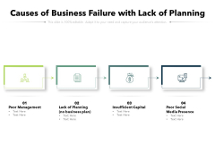 Causes Of Business Failure With Lack Of Planning Ppt PowerPoint Presentation File Topics PDF