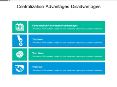 Centralization Advantages Disadvantages Ppt PowerPoint Presentation Model Topics Cpb