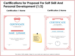 Certifications For Proposal For Soft Skill And Personal Development Graphics PDF Certifications For Proposal For Soft Skill And Personal Development Graphics PDF