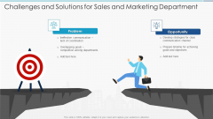 Challenges And Solutions For Sales And Marketing Department Clipart PDF Challenges And Solutions For Sales And Marketing Department Clipart PDF