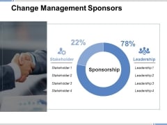 Change Management Sponsors Ppt PowerPoint Presentation Icon Portrait Change Management Sponsors Ppt PowerPoint Presentation Icon Portrait