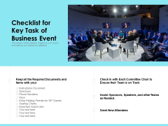 Checklist For Key Task Of Business Event Ppt PowerPoint Presentation Pictures Rules PDF Checklist For Key Task Of Business Event Ppt PowerPoint Presentation Pictures Rules PDF