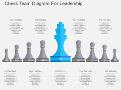 Chess Team Diagram For Leadership Powerpoint Template Chess Team Diagram For Leadership Powerpoint Template