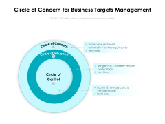 Circle Of Concern For Business Targets Management Ppt PowerPoint Presentation Gallery Graphics Template PDF Circle Of Concern For Business Targets Management Ppt PowerPoint Presentation Gallery Graphics Template PDF