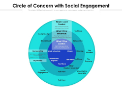 Circle Of Concern With Social Engagement Ppt PowerPoint Presentation File Deck PDF Circle Of Concern With Social Engagement Ppt PowerPoint Presentation File Deck PDF