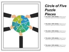 Circle Of Five Puzzle Pieces Ppt PowerPoint Presentation Gallery Backgrounds Circle Of Five Puzzle Pieces Ppt PowerPoint Presentation Gallery Backgrounds