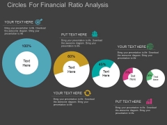 Circles For Financial Ratio Analysis Powerpoint Template Circles For Financial Ratio Analysis Powerpoint Template