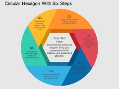 Circular Hexagon With Six Steps Powerpoint Templates Circular Hexagon With Six Steps Powerpoint Templates