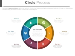 Circular Infographic Design For Process Flow Powerpoint Slides