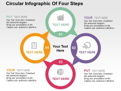 Circular Infographic Of Four Steps Powerpoint Templates Circular Infographic Of Four Steps Powerpoint Templates